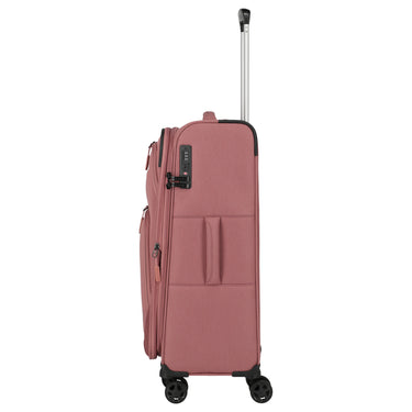 Travelite Kick Off - 4-Rollen-Trolley M 67 cm erw. (blush) - Ansicht 5