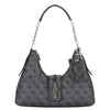 Guess Yvonne Logo Hobo - Shoulder Bag 32 cm (coal logo)