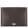 Lacoste FG - Kreditkartenetui Leder 6 cc 11 cm (coffee bean)