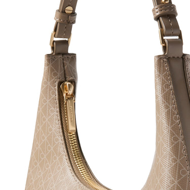 Calvin Klein Coated Emblem - Schultertasche 28 cm (desert taupe) - Ansicht 4