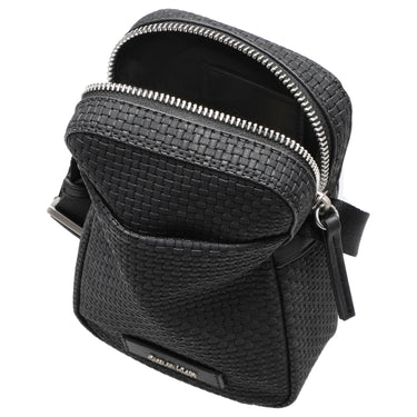 Calvin Klein Embossed Wovan - Umhängetasche 17 cm (black) - Ansicht 6