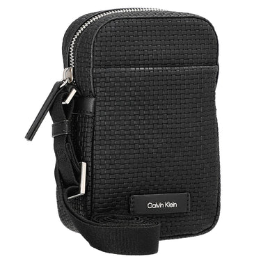 Calvin Klein Embossed Wovan - Umhängetasche 17 cm (black) - Ansicht 5