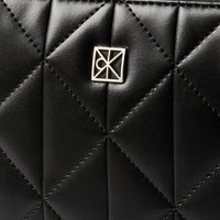 Calvin Klein Quilted Emblem - Umhängetasche 18 cm (black) - Ansicht 4