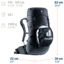 Deuter Futura 26 - Wanderrucksack 62 cm (black) - Ansicht 11
