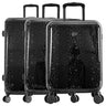 Heys Black Leopard - 4-Rollen-Trolley Set 3tlg. L/M/S (black leopard)