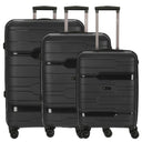 CHECK.IN Memphis Trolley-Set 3tlg. (schwarz)