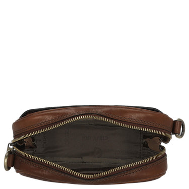 Chiarugi Classic - Umhängetasche Mini 20 cm (braun) - Ansicht 6