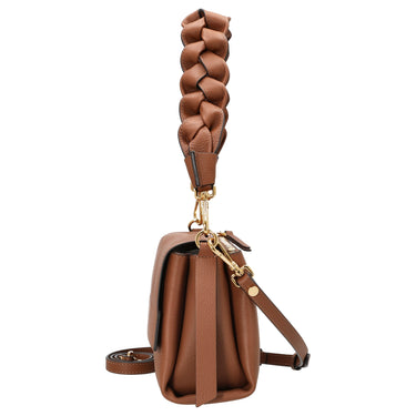 Coccinelle Boheme Grana Double - Umhängetasche 26 cm (cognac/noir) - Ansicht 3