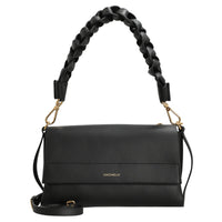 Coccinelle Boheme Grana Double - Crossbody Bag 26 cm (Color: noir, cognac)