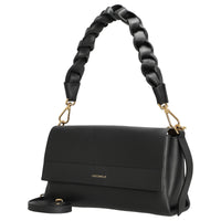 Coccinelle Boheme Grana Double - Crossbody Bag 26 cm (Color: noir, cognac)