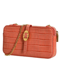 Coccinelle Mini Bag Croco Soft - Umhängetasche 20 cm (geranium) - Ansicht 2