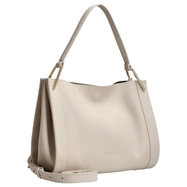 Coccinelle Wallace - Schultertasche 28 cm (lambskin white/laurel green) - Ansicht 5