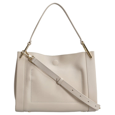 Coccinelle Wallace - Schultertasche 28 cm (lambskin white/laurel green) - Ansicht 4