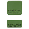 Stratic BUZZ - Set vervangende logoplaatjes voor voorkant en achterkant (green)
