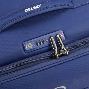 Delsey Paris Brochant 2.0 - 4-Rollen-Kabinentrolley S 55 cm  erw. (blau) - Ansicht 6