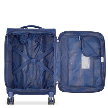 Delsey Paris Brochant 2.0 - 4-Rollen-Kabinentrolley S 55 cm  erw. (blau) - Ansicht 3
