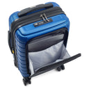 Delsey Paris Shadow 5.0 - 4-Rollen-Kabinentrolley mit Vordertasche S 55 cm erw. USB (blau) - Ansicht 6