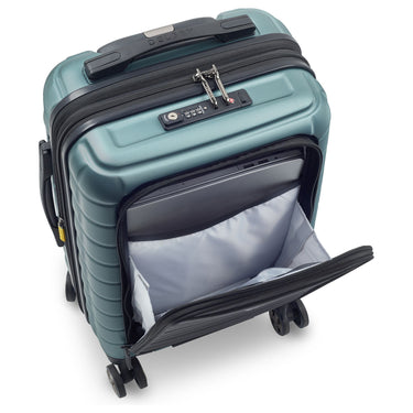 Delsey Paris Shadow 5.0 - 4-Rollen-Kabinentrolley mit Vordertasche S 55 cm erw. USB (grün) - Ansicht 6