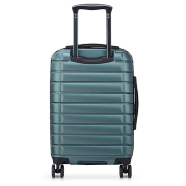 Delsey Paris Shadow 5.0 - 4-Rollen-Kabinentrolley mit Vordertasche S 55 cm erw. USB (grün) - Ansicht 3