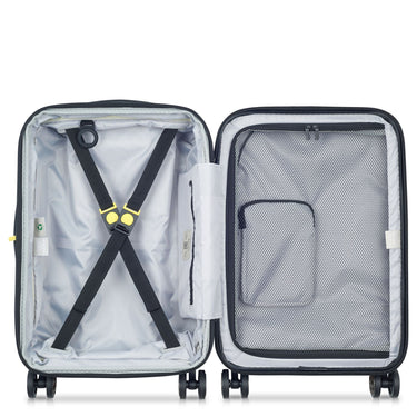 Delsey Paris Shadow 5.0 - 4-Rollen-Kabinentrolley mit Vordertasche S 55 cm erw. USB (marineblau) - Ansicht 5