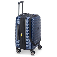 Delsey Paris Shadow 5.0 - 4-Rollen-Kabinentrolley mit Vortasche S 55 cm erw. USB (marineblau) - Ansicht 2