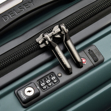 Delsey Paris Shadow 5.0 - 4-Rollen-Kabinentrolley Slim Line USB 55 cm (grün) - Ansicht 8