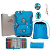DerDieDas ErgoFlex Easy Exklusiv Superflash - Schulranzen Set 5 tlg. 950g (Blue Ice)