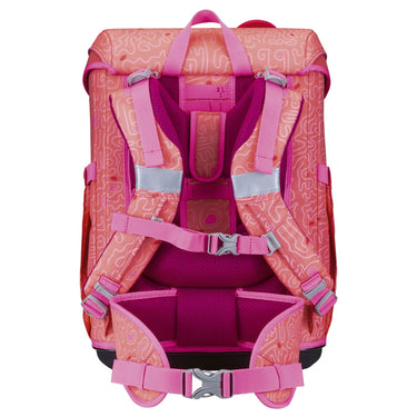DerDieDas ErgoFlex Easy Exklusiv Superflash - Schulranzen Set 5 tlg. 950g (Coral Reef) - Ansicht 4