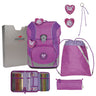 DerDieDas ErgoFlex Tiny - Schulranzen Set 5tlg. 900g (Purple Unicorn)