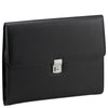 D&N Easy Business Konferenzmappe feingenarbtes PU mit Organizer 36 cm (schwarz)