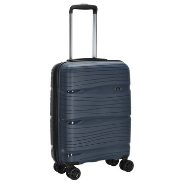 D&N Travel Line 4300 - 4-Rollen-Kabinentrolley  S 55 cm (dunkelblau) - Ansicht 5
