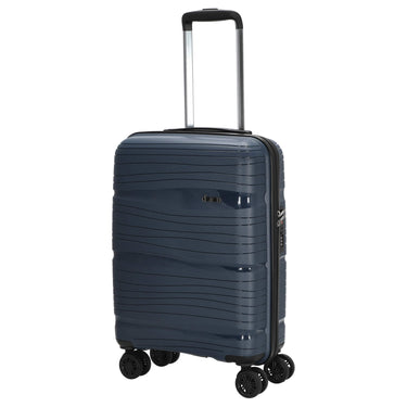 D&N Travel Line 4300 - 4-Rollen-Kabinentrolley  S 55 cm (dunkelblau) - Ansicht 2