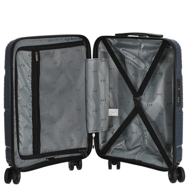 D&N Travel Line 4300 - 4-Rollen-Kabinentrolley  S 55 cm (dunkelblau) - Ansicht 6