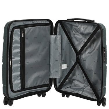 D&N Travel Line 4300 - 4-Rollen-Kabinentrolley S 55 cm (dunkelgrün) - Ansicht 6