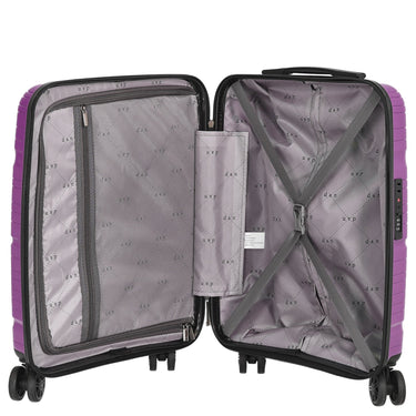 D&N Travel Line 4300 - 4 - Rollen - Kabinentrolley S 55 cm (purple) - Markenkoffer