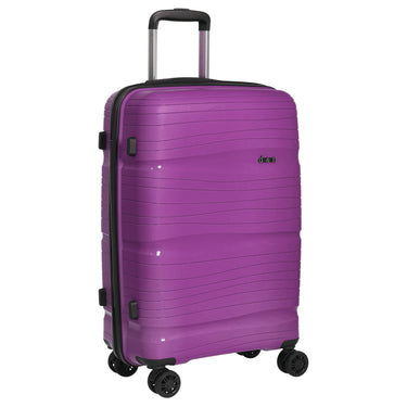 D&N Travel Line 4300 - 4 - Rollen - Trolley M 66 cm (purple) - Markenkoffer
