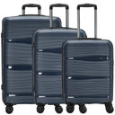 D&N Travel Line 4300 - Trolley - Set 3tlg. (dunkelblau) - Markenkoffer