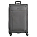 D&N Travel Line 9704 - 4-Rollen-Trolley L 78 cm erw. (grey)