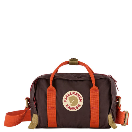 Fjällräven Kånken Koncept - Umhängetasche 22 cm (black oak-rowan red)
