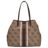 Guess Victtoria Large 2 in 1 Tote - Shopper 40 cm (latte logo/brown)