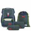 Step by Step Basis - Schulranzen Set 4tlg. (Green Geometric)