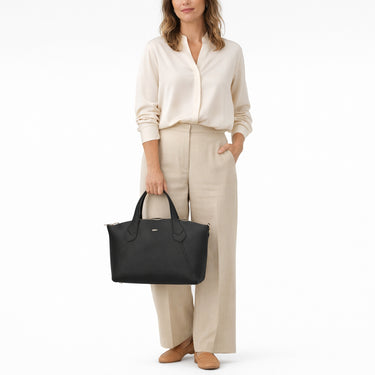 BOSS Lenah Zip Tote M - Henkeltasche 32 cm (black) - Ansicht 7