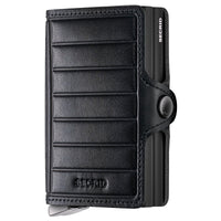 Secrid Twinwallet Emboss Lines - Kreditkartenetui 12cc 10.2 cm RFID (black+)