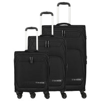 Travelite Kick Off - 4-Rollen-Trolley Set 3tlg. (black)