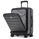 Stratic Phoenix ML - 4-Rollen-Kabinentrolley mit Vortasche 55 cm erw. (black) - Ansicht 7