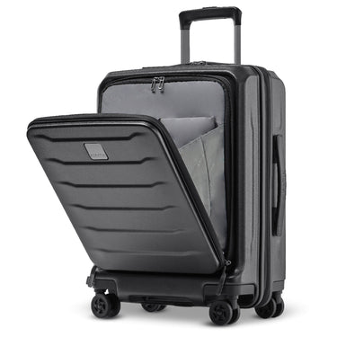 Stratic Phoenix ML - 4-Rollen-Kabinentrolley mit Vortasche 55 cm erw. (black) - Ansicht 7