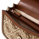 Guess Audrey Logo XBody Flap - Umhängetasche 24.5 cm (latte logo) - Ansicht 7
