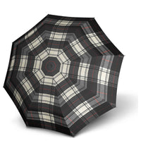 Knirps T.200 M Duomatic - Taschenschirm Regenschirm (check black/white)