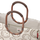 reisenthel shopping loopshopper L - Einkaufstasche mit Bügel 46 cm (smiley teddy chocolate) - Ansicht 3