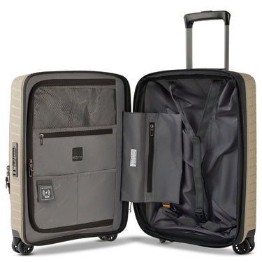 Stratic Novium ML - 4-Rollen-Kabinentrolley mit Vortasche 55 cm erw. (sand) - Ansicht 6